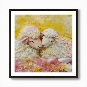 Two Sheep 3 Art Print