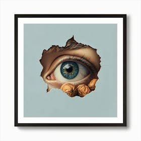 Eye Of The Walnut Art Print