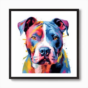 Pit Terrier Painting Art Print