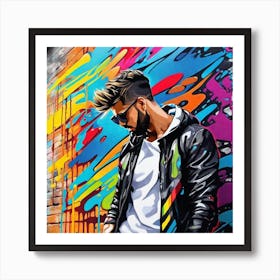 Graffiti Artist 5 Art Print