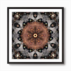 Skull Mandala Art Print