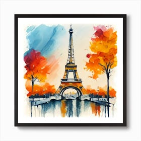 Paris Eiffel Tower 2 Art Print