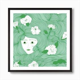 Flora Art Print