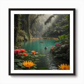 Lily Pond Art Print