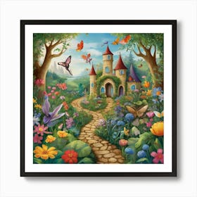 Fairytale Castle Art Print