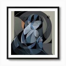 Abstract Woman Art Print