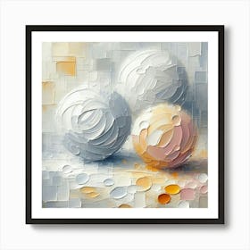 Three Spheres Art Print