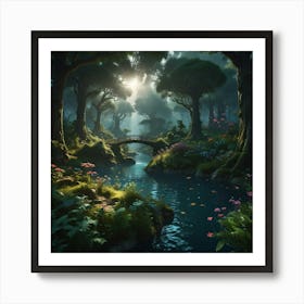 Fairytale Forest 9 Art Print