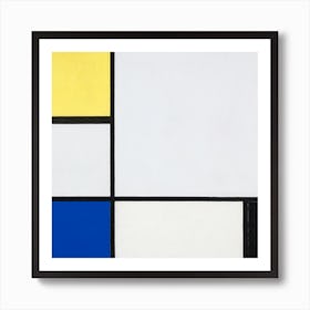 Composition With Yellow, Blue, Black And Light Blue (1929), Piet Mondrian Art Print