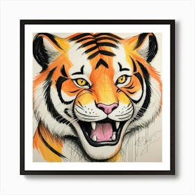 Tiger Head 1 Poster