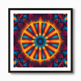 Abstract Mandala 2 Art Print