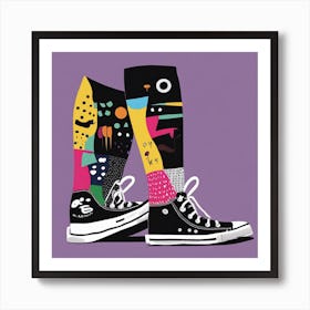 Looking For My Socks Art Print