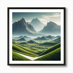 Nature Landscape Art Print