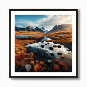 Iceland Landscape 1 Art Print