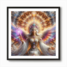 Angel Of Light 8 Art Print