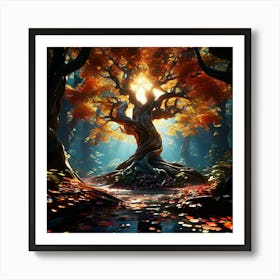 Tree In The Forest 2 Art Print