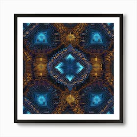 Fractal Patterns art print 10... Art Print