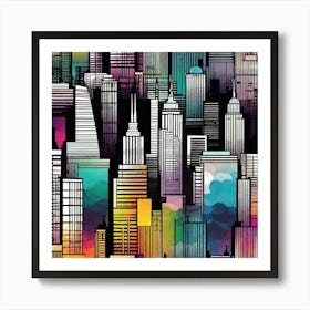 Cityscape 12 Art Print