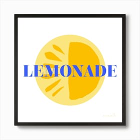 Lemonade Art Print