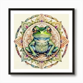 Frog Mandala Acudotr Diamond Painting Kits for Adults, 5D DIY Frog Diamond Art Kits for Beginners, Full Drill Diamond Painting Kits for Home Wall Decor, Mandala Art Print