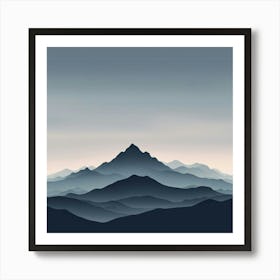 Mountain Landscape 26 Art Print
