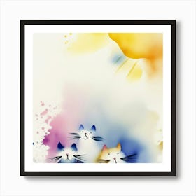 Sunlit Sisters Art Print