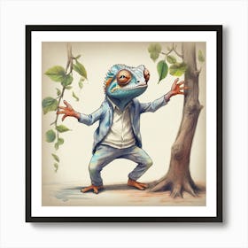 Lizard 19 Art Print