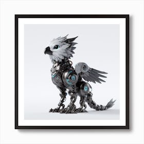 Robot Eagle Art Print