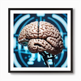 Artificial Brain 32 Art Print