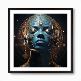 Planet Adorned Goddess Art Print