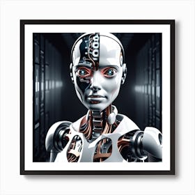 Robot Woman 30 Art Print