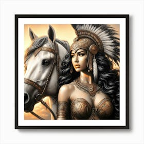 Creative Horse Beauty Illustration Nr 260 Art Print