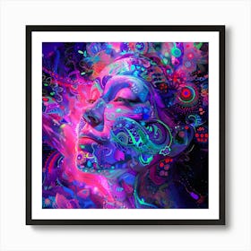 Psychedelic Painting 4 Art Print