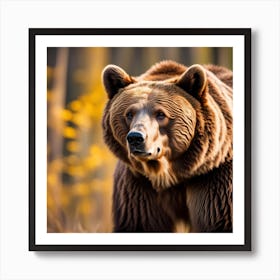 Brown Bear Art Print