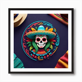 Mexican Skull 69 Art Print