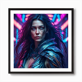 Sci-Fi Woman Art Print