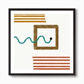 Wave In A Frame Art Print