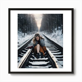 Train Tracks Art Print