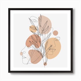 BB Borsa Wo Faces Art Art Print