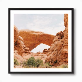 Desert Arch Scenery Art Print