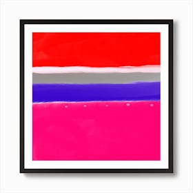 Rothko Inspired Color Block Art Print