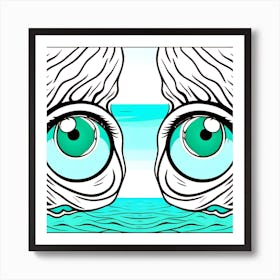 Eyes Of The Sea Art Print