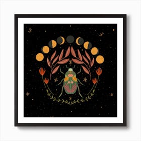 Spirit Animals Beetle Art Print