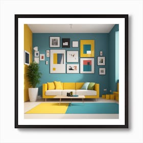 Modern Living Room 6 Art Print