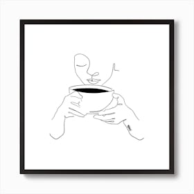 Coffee Mood Square Art Print