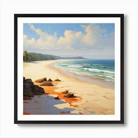 Beach Scene 12 Art Print