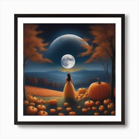 Harvest Moon Dreamscape 18 Art Print