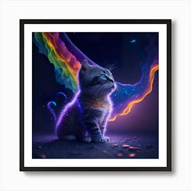 Cat Galaxy (146) Art Print