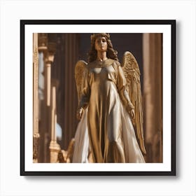 The Angel Woman Art Print