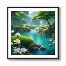 Water Lilies 4 Art Print